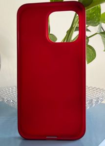 Red Silicone Case For iPhone 13 Pro