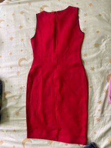Chic Red Sheath Dress