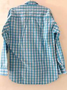 Sky Blue Shirt With White Check