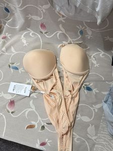 Nude Strapless Bodysuit