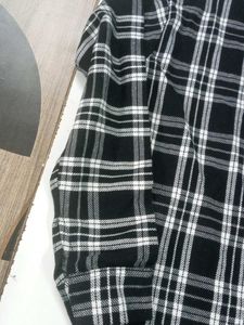 Black Check Shirt For Women