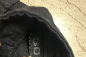 Wide Leg Black Denim Jeans