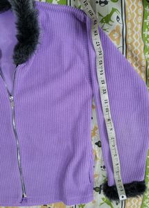 Woolen Sweater Jacket.