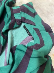 Green Patterned Shirt