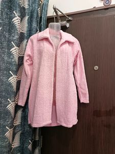 Pink Soft Cardigan Coat