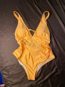 Yellow One Piece Swimsuit