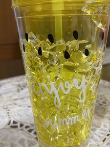 Brand New Frost Yellow Sipper