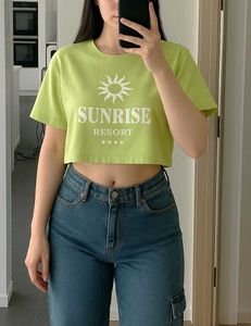 🇹🇷 [Made In Turkey] H&M Boxy Fitted Crop Top