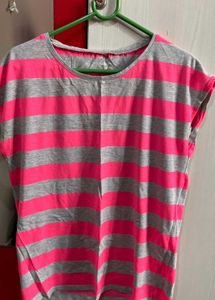 Pink Striped T-Shirt