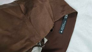 Zara Brown Corset Top