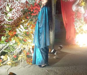 Elegant Teal Saree