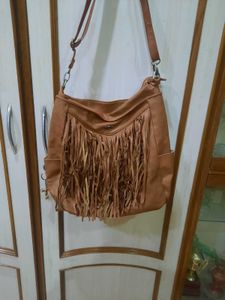 Boho Fringe Hobo Bag