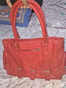 Red Hand Bag...