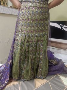 Bridal Saree With Blouse....(Ready To Wear)