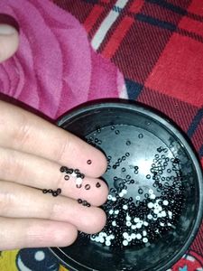 Black &amp; White Seed Beads