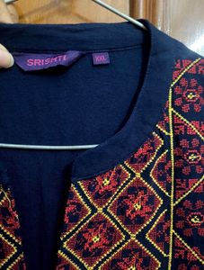 A-line Cotton Anarkali Kurta For Women