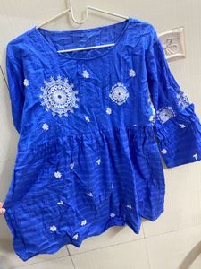 Short Blue Tunic