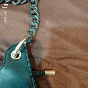 stylish black shoulder bag