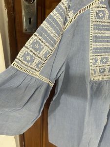 Gia Embroidered Tunic Top