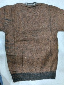 Brown Patterned Sweater