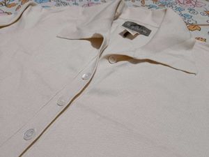 Vintage Cream Polo Shirt