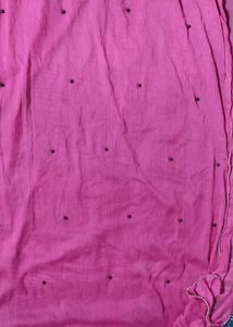 Pale Pink Ruched Scarf