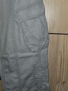 H&amp;M Divided - Grey Canvas Cargo Trousers