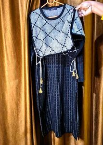 Woolen Stylish Kurta Size 40 inches, Light Weight