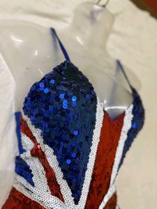 Sequin Union Jack Bodycon Dress