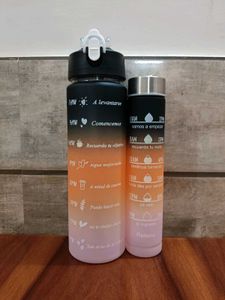 Water Bottle Set Of 2 (900ml & 300ml)