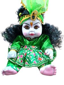 laddu Gopal silicon  Krishna size 10 in