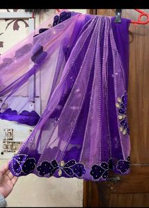 Heavy Work Lehanga Saree