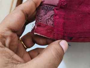 Beautiful Mave-Maroon Garden Silk Saree Wid Blouse