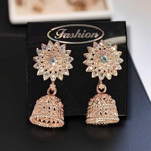New Rose Gold Jhumka Earring