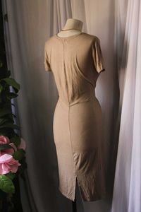 Forever 21 Beige Midi Dress