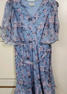 AND Floral Evenings Flowy  Midi