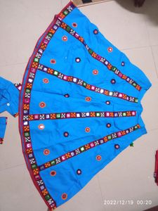 (WEEKEND OFFER) 🥳Blue Traditional Kutchi Chanya Choli