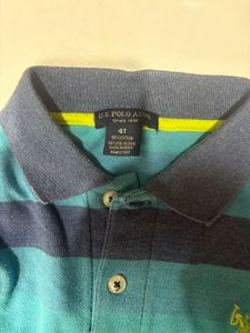 Bundle of 2 Polo T-shirts and a shirt For Boys