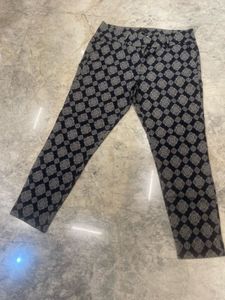 Patterned Ankle Pants
