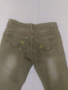 Khaki Denim Jeans