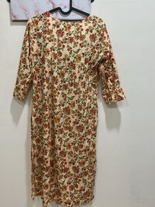 Floral Print Kurta Set