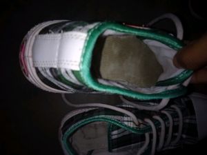 Green Plaid Canvas Sneakers