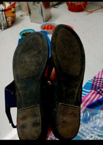Blue Thong Sandals