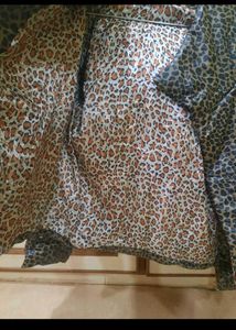 Leopard Print Puffer Jacket