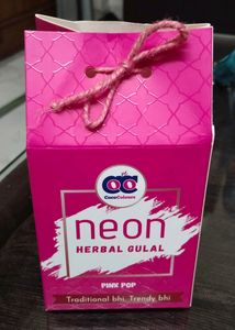 Pink Herbal Gulal Seal Packed