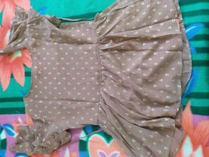 Chikoo Colour Peplum Top