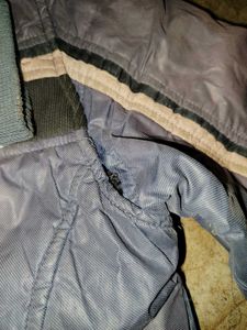 Vintage Striped Padded Jacket