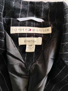 Tommy Hilfiger Striped Velvet Blazer