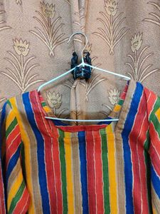 striped co-rd set
