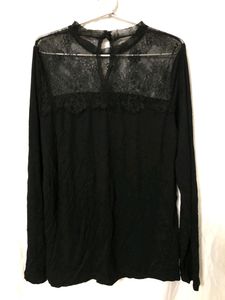 Black Long Sleeve Top